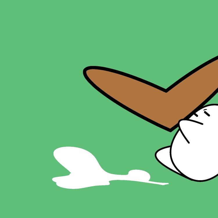 ブーメラン巨大戻りGIFアニメ