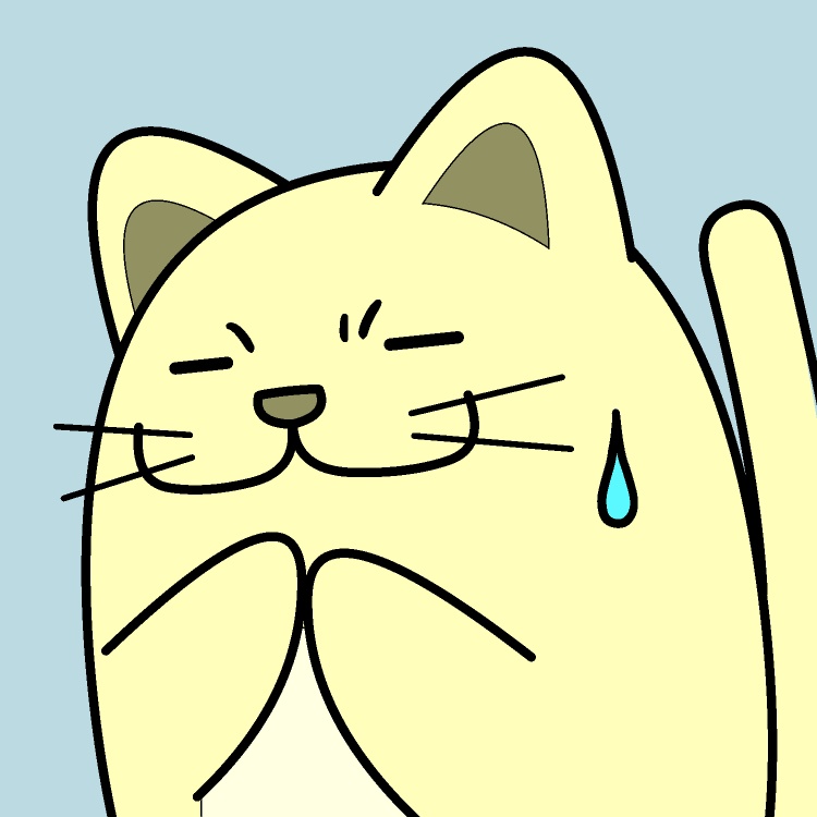 お祈りネコGIFアニメ