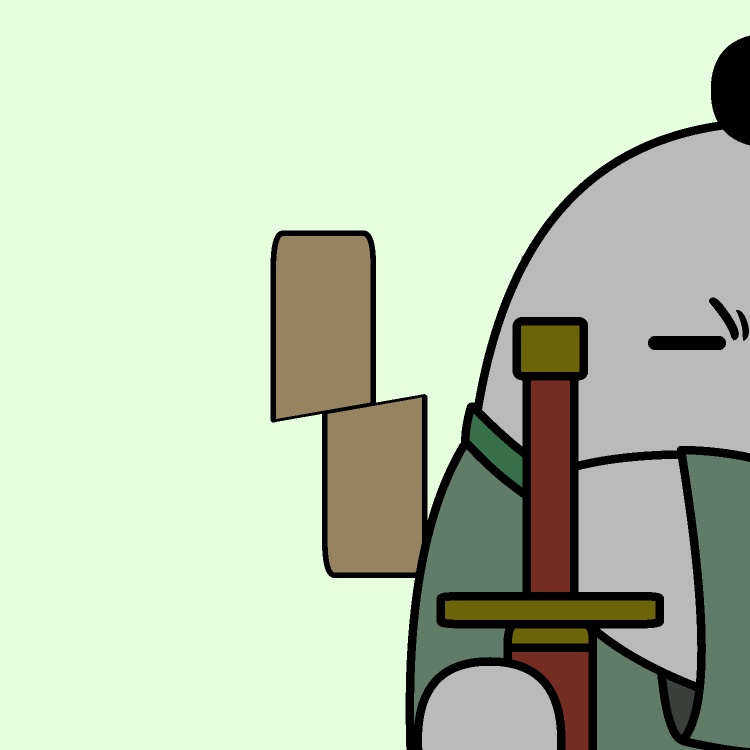 丸太居合切りGIFアニメ