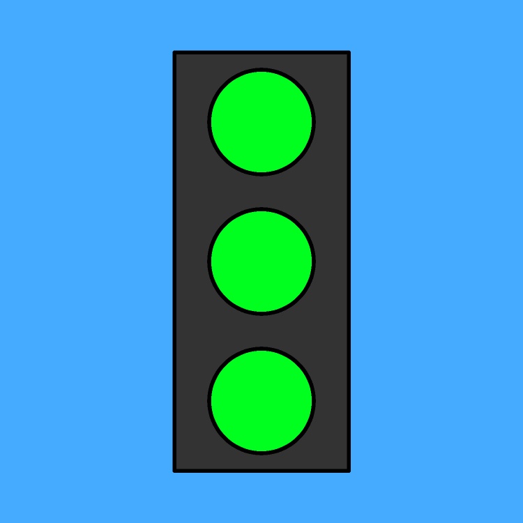 スタートシグナルGIFアニメ