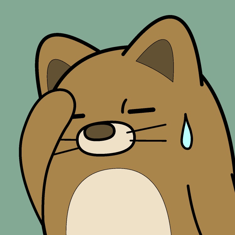 頭抱えイヌGIFアニメ