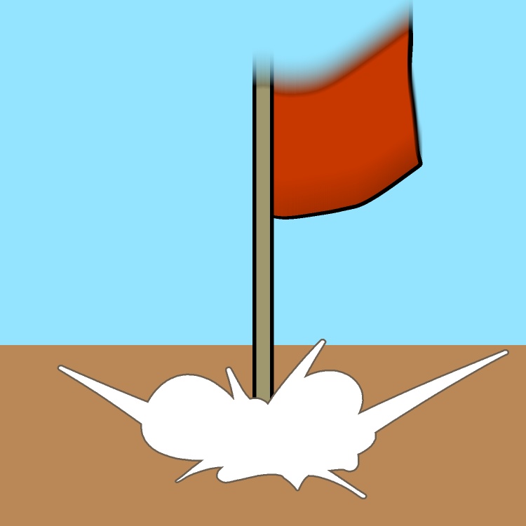 フラグが立つGIFアニメ