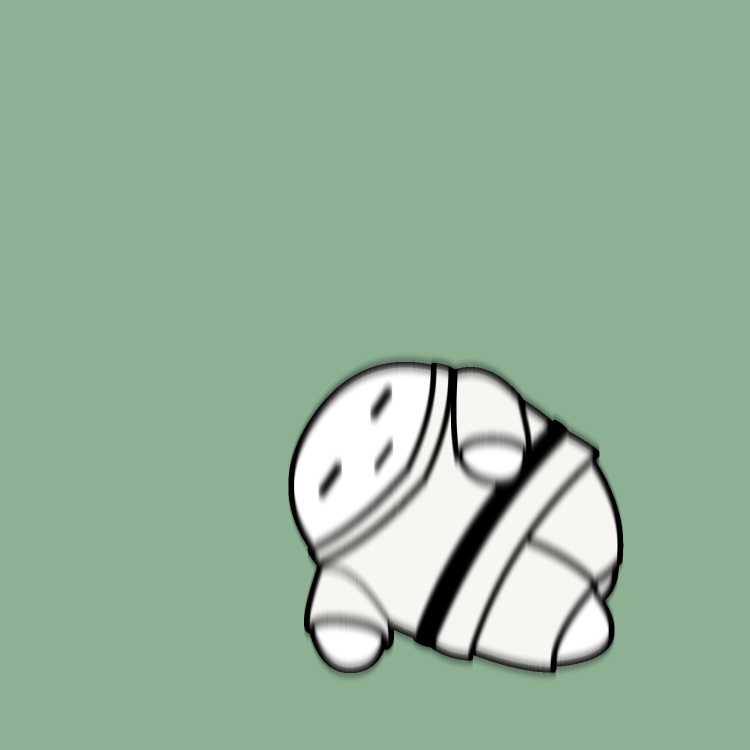 前回り受け身GIFアニメ