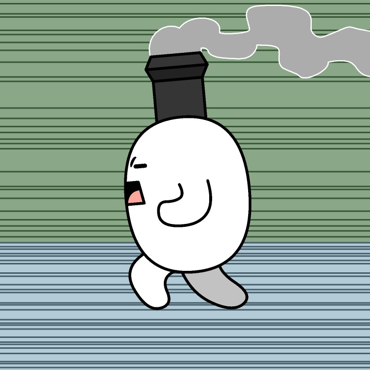 汽車ポッポダッシュGIFアニメ