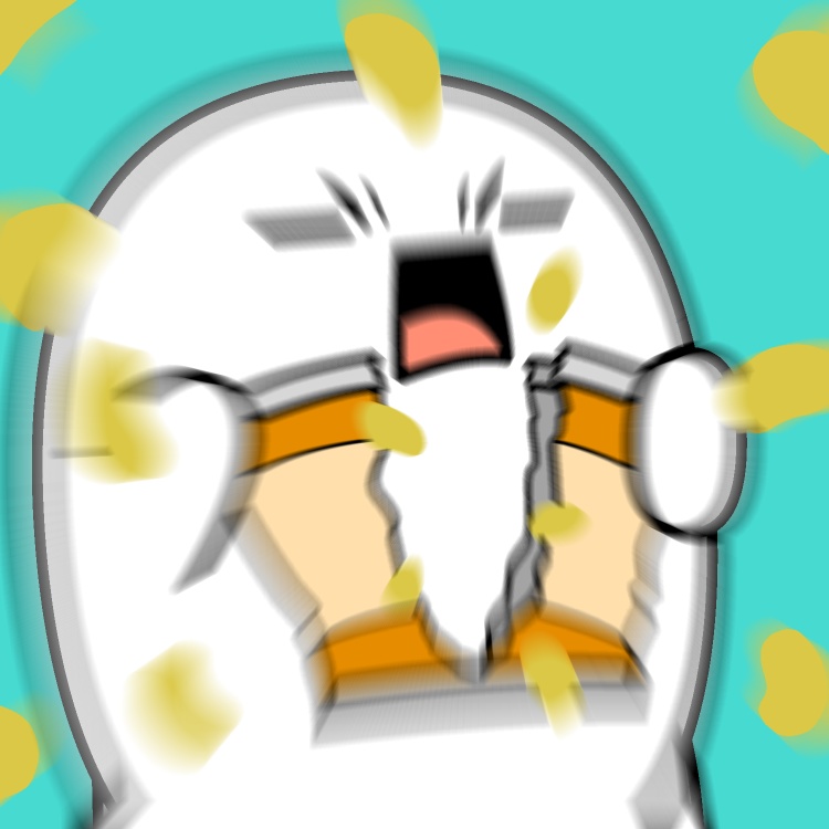 スナック菓子袋破裂GIFアニメ