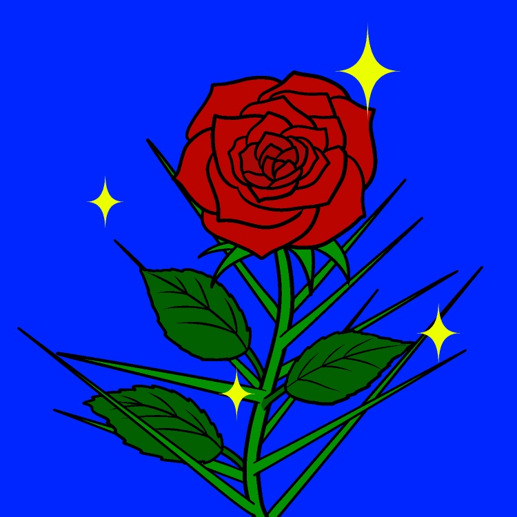 バラのトゲGIFアニメ