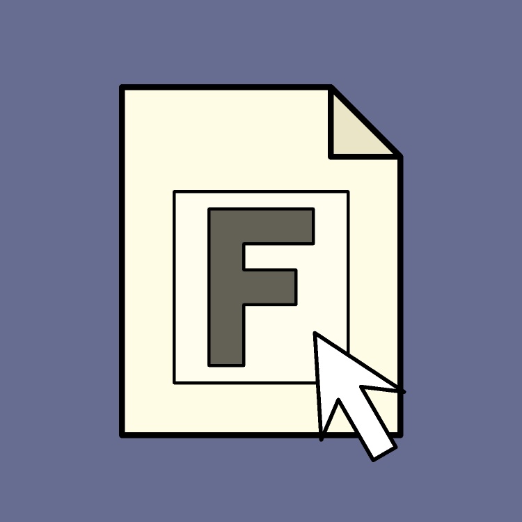 データファイル開きGIFアニメ