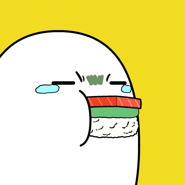 わさび寿司プルプルGIFアニメ