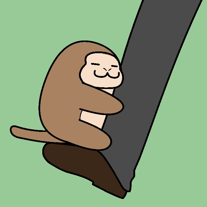 フットサル（足猿）GIFアニメ