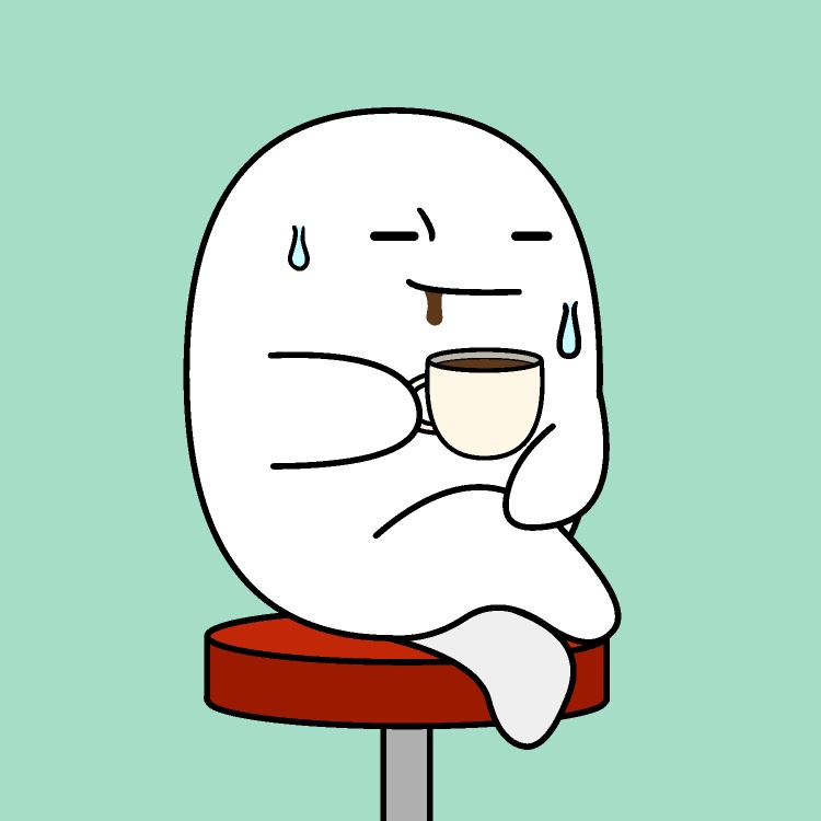 コーヒー苦我慢GIFアニメ