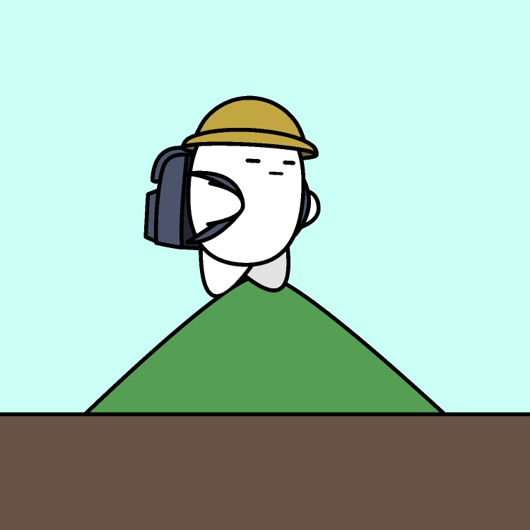 ミニ登山GIFアニメ