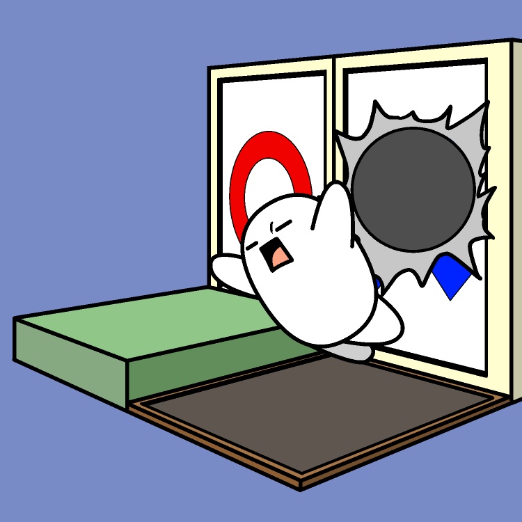 〇✕クイズ不正解GIFアニメ
