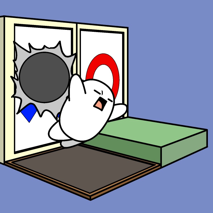 〇✕クイズ不正解GIFアニメ