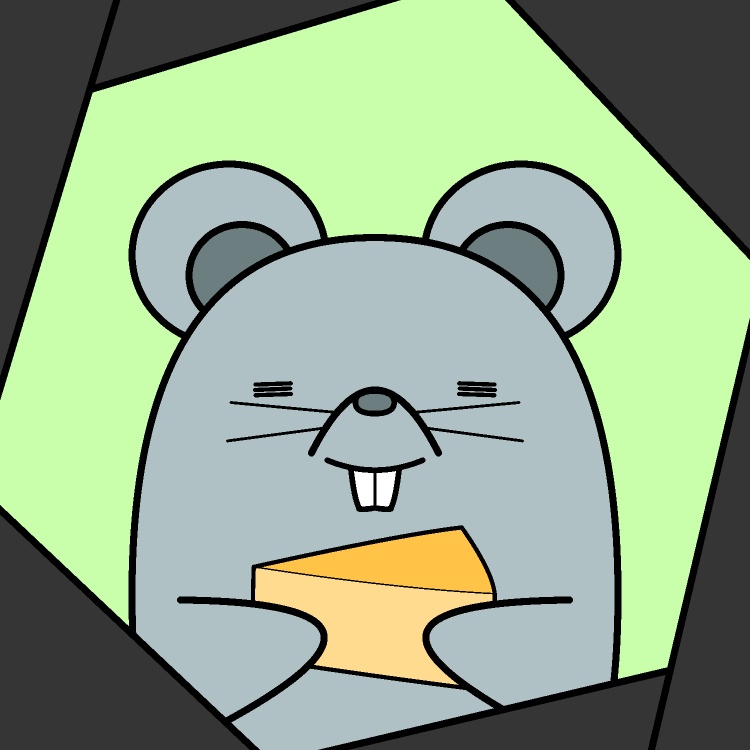 はいチーズねずみGIFアニメ