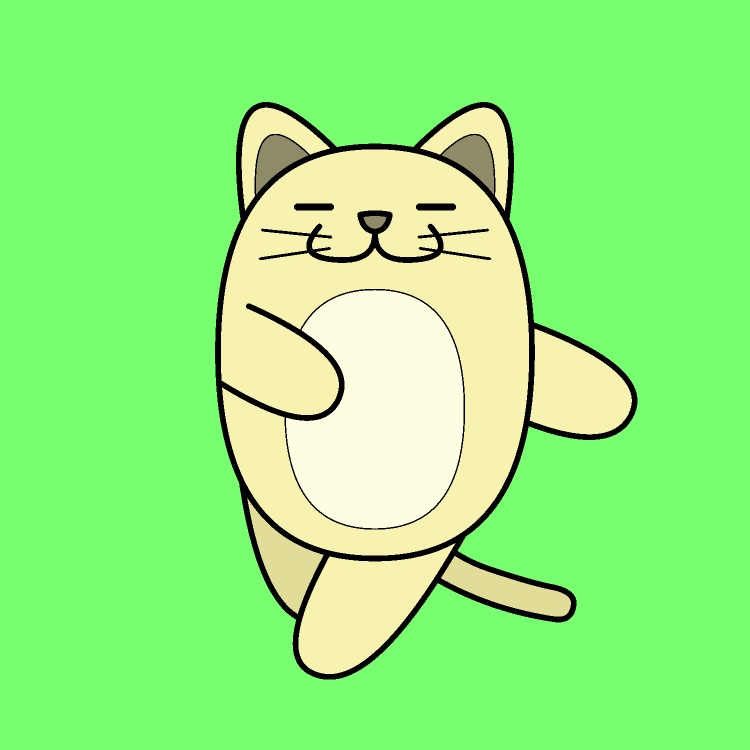 ボックスステップねこGIFアニメ
