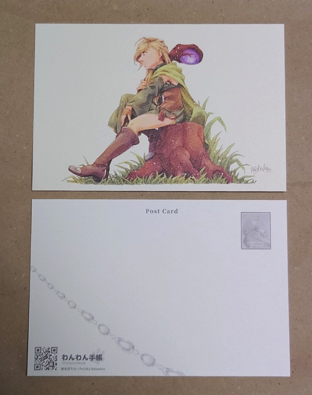 【グッズ】ポストカード(何でも屋をする魔法使いマナさん)