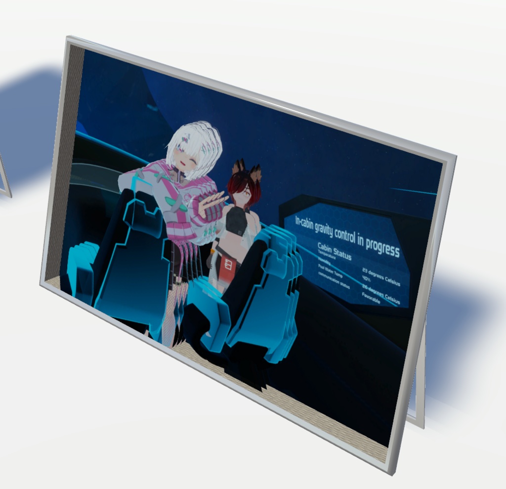 【VRChatワールド想定】シャドーボックス、デコパージュシェーダー