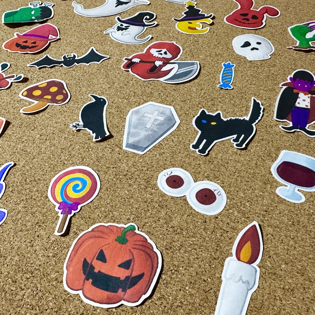 ハロウィン|デジタルステッカー|印刷可能