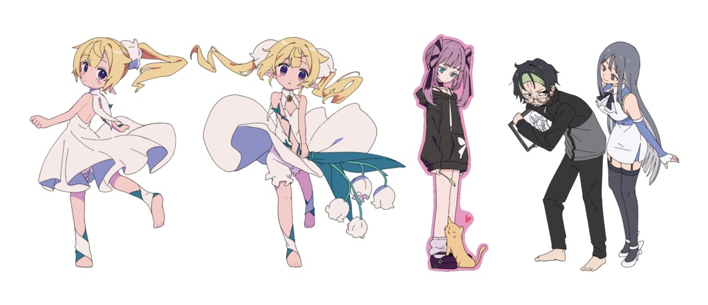 【スズラン印】オリジナルステッカー4種セット