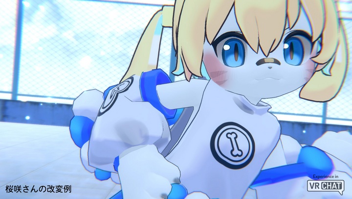 『ぶいけっとにゃん』VRSNS向けアバター