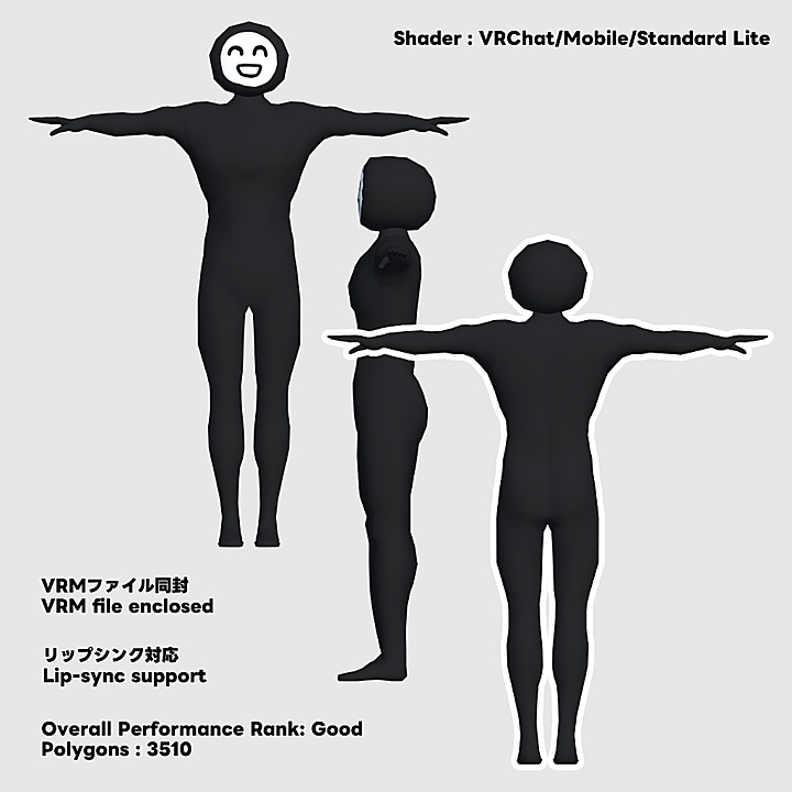 『Vketちゃん0号』VRChat向けアバター