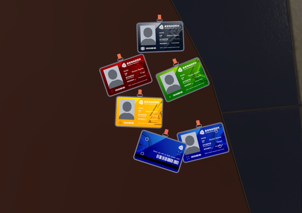 「研究員証」Vket2025S_異常物体研究所