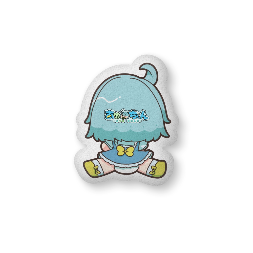 あゆちゃんをあやす体験ができるクッション