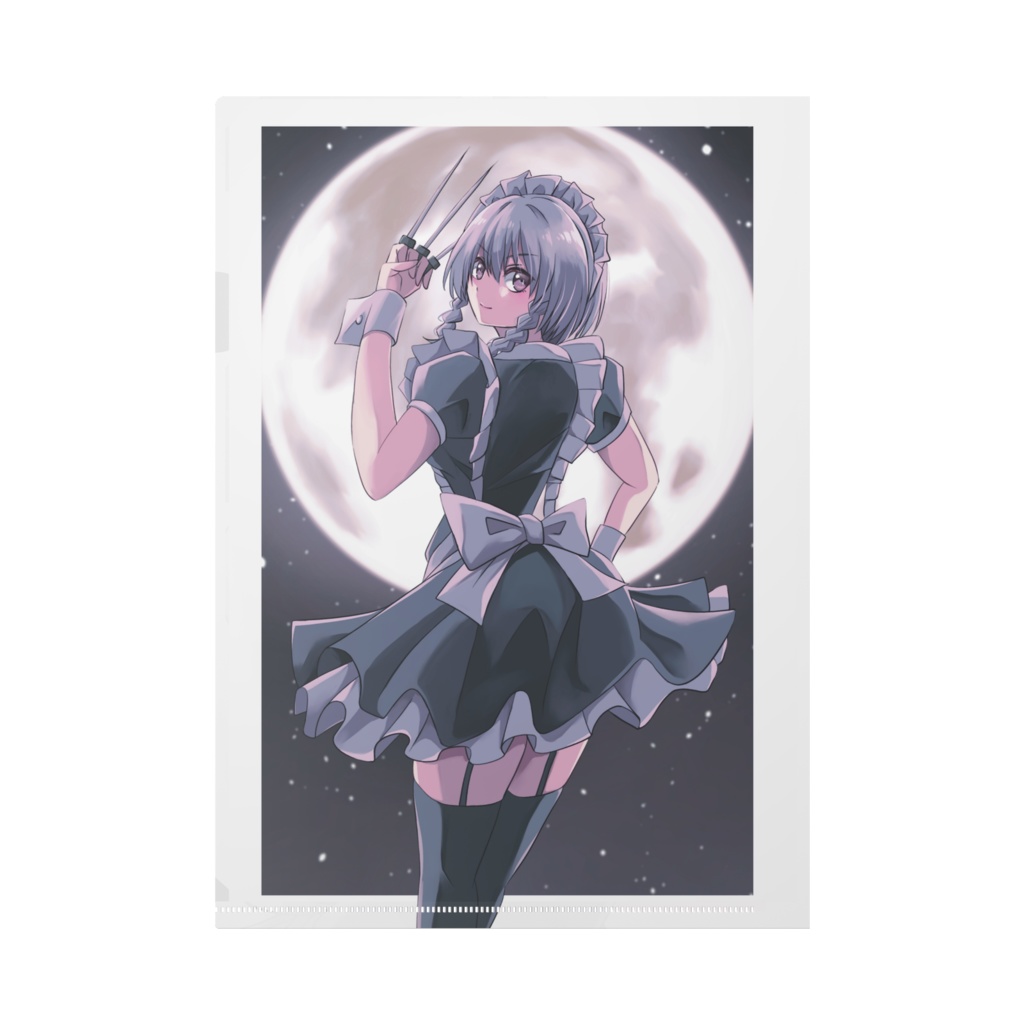 咲夜さんクリアファイル(夜)
