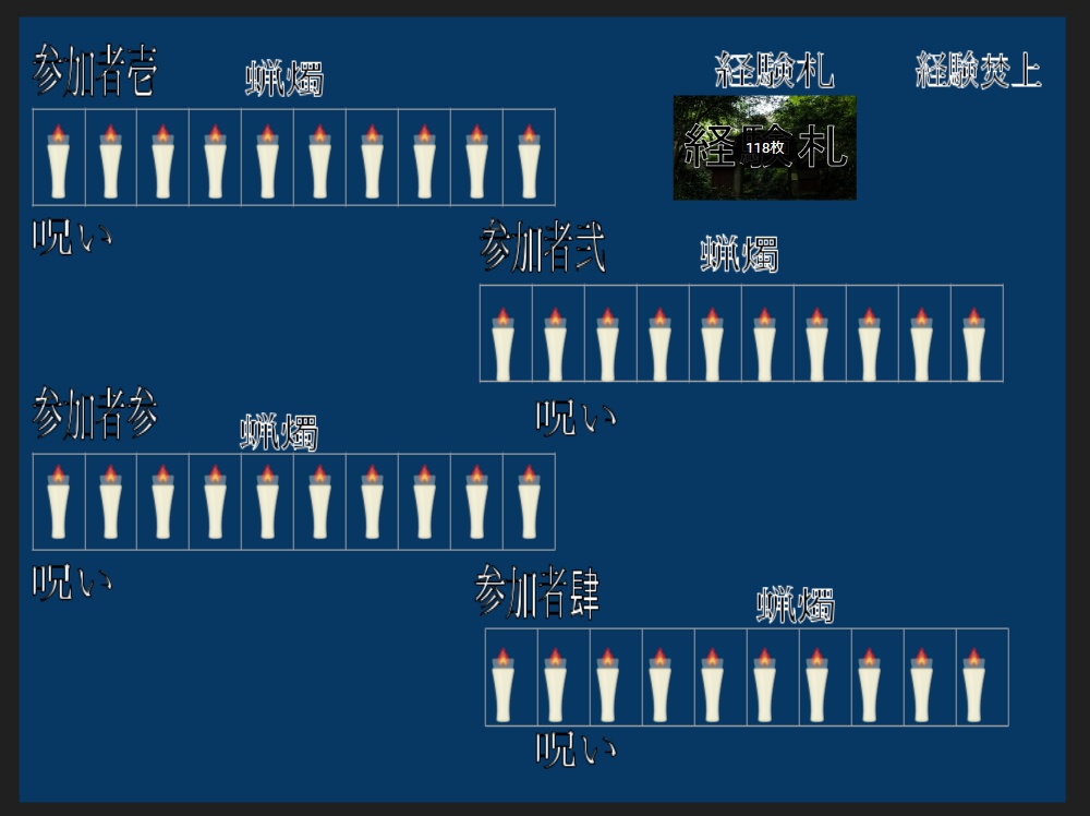 【ボードゲーム】怪談ダウト【オンライン・オフライン】