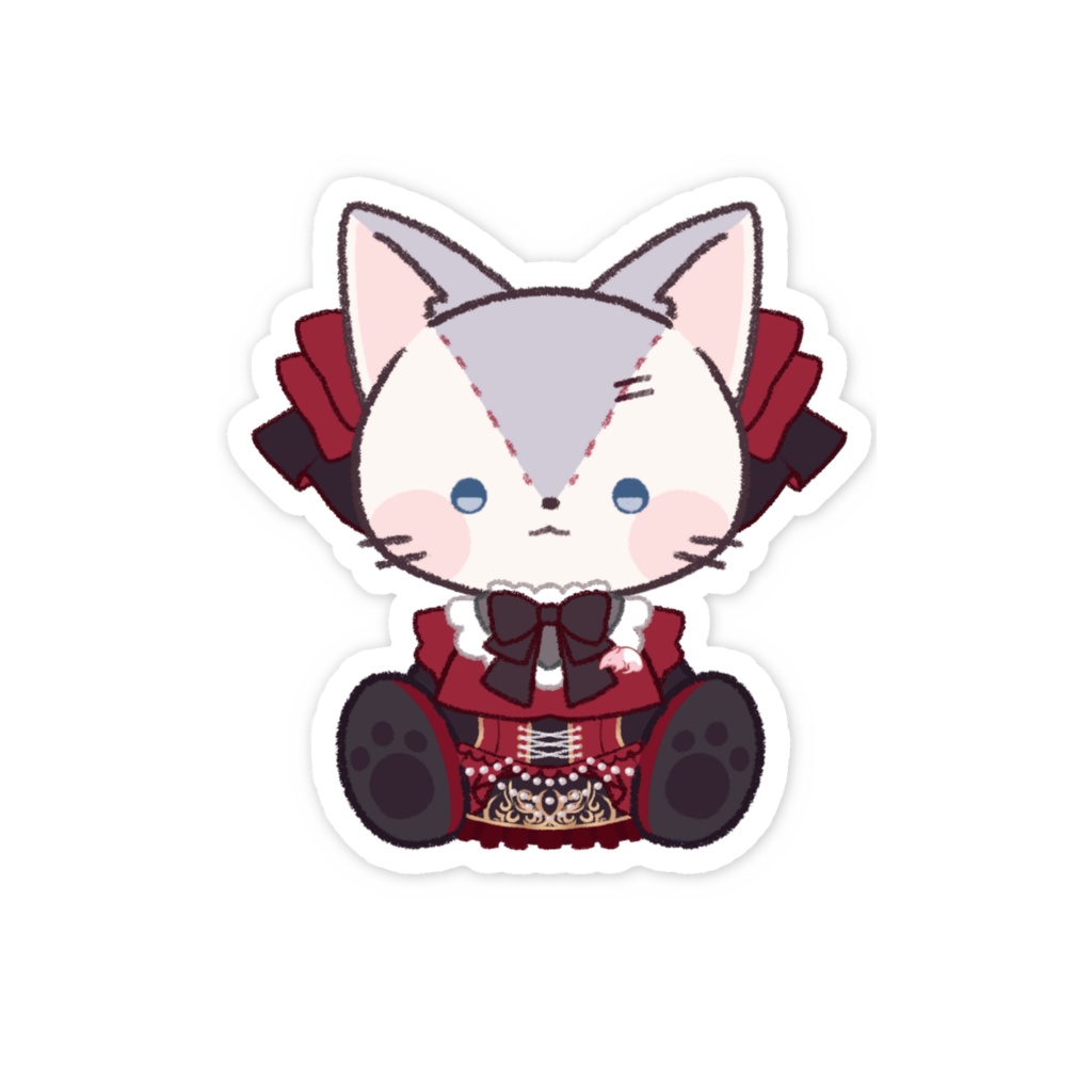 スマホステッカー-ぬいぐるみ-