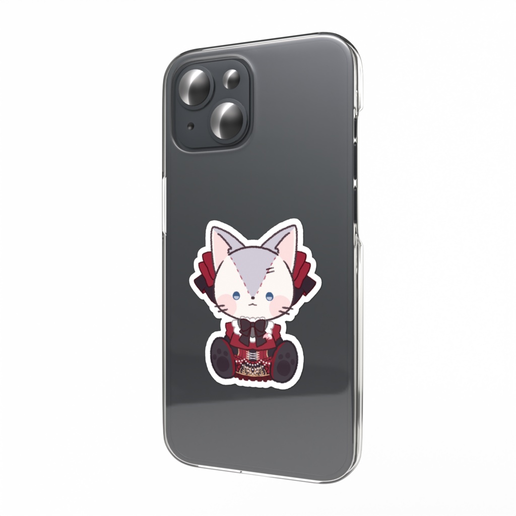 スマホステッカー-ぬいぐるみ-