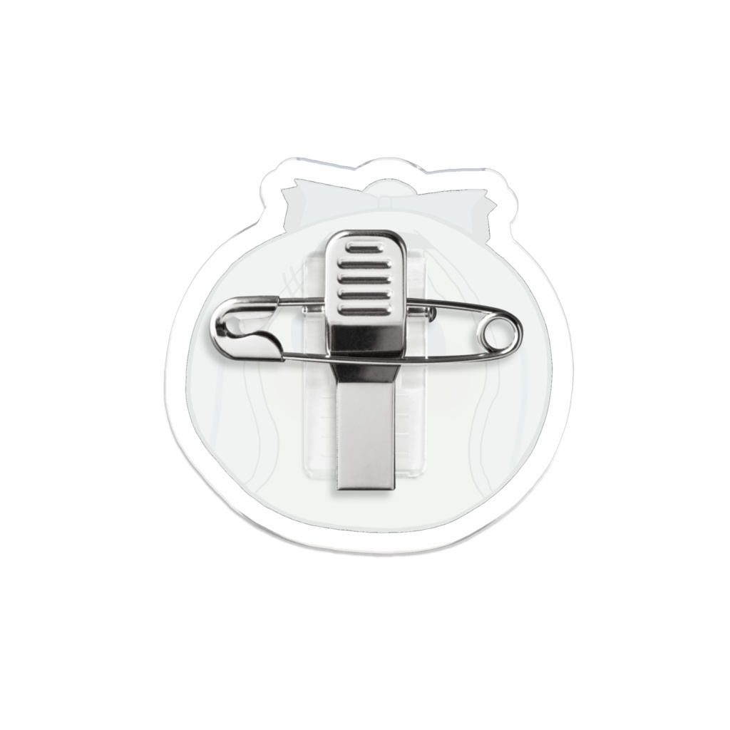 アクリルバッジ-あるまんじゅう青-