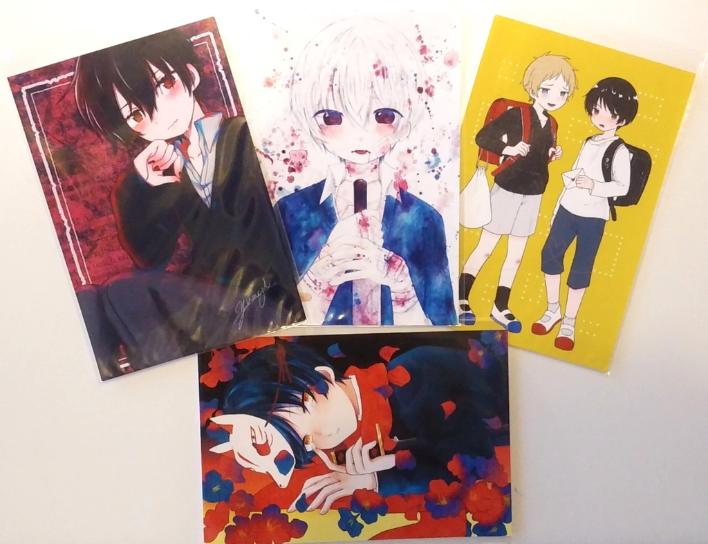 ポストカード4種