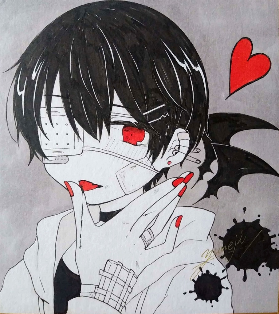 イラスト色紙