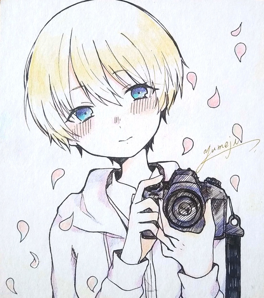 イラスト色紙