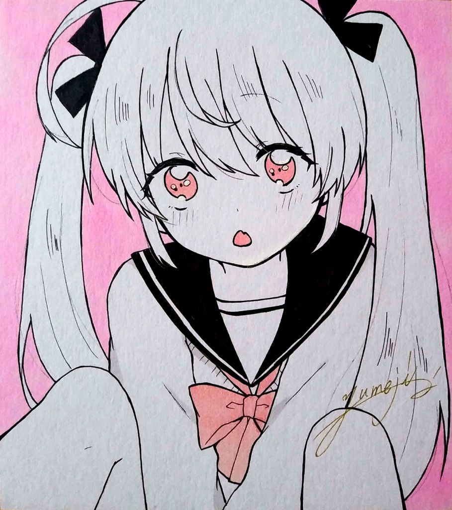 イラスト色紙