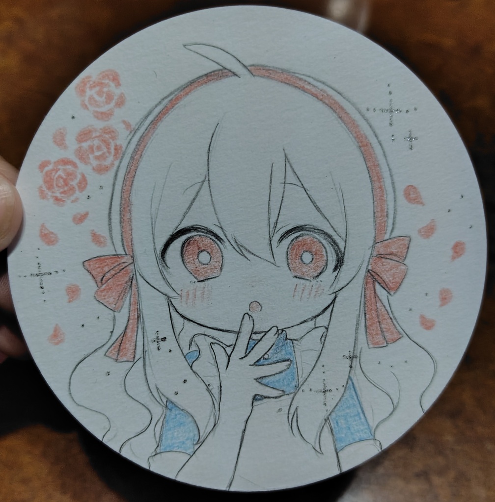 手描きコースター