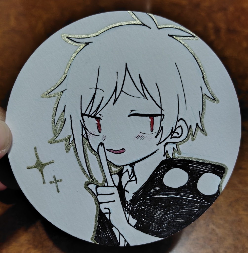 手描きコースター