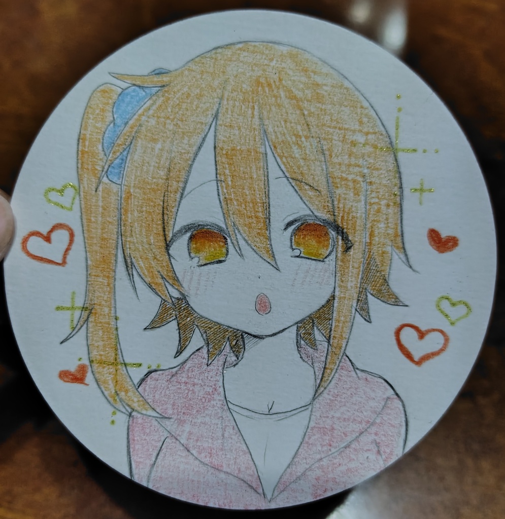 手描きコースター