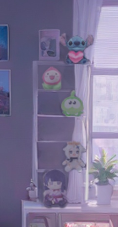 ANIMATED VTUBER BACKGROUND WITH MEMES, purple room, stream background, looped background, dreamy cozy room, aesthetic room, overlay