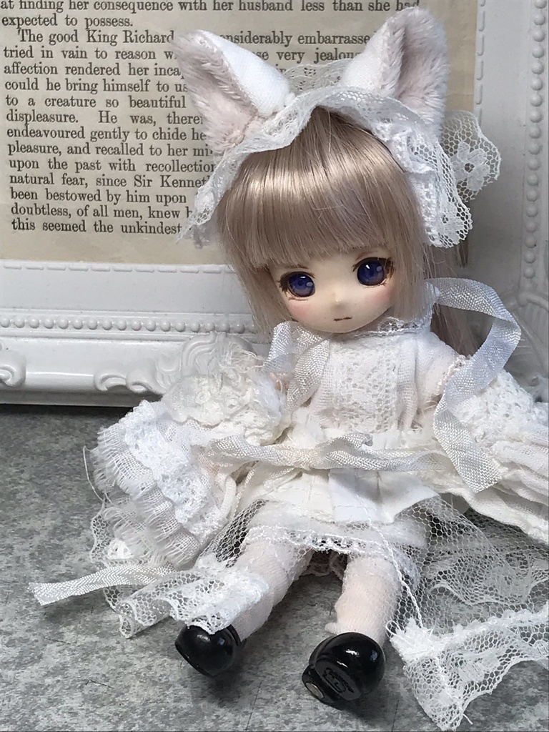 ガーゼにゃんこドレス
