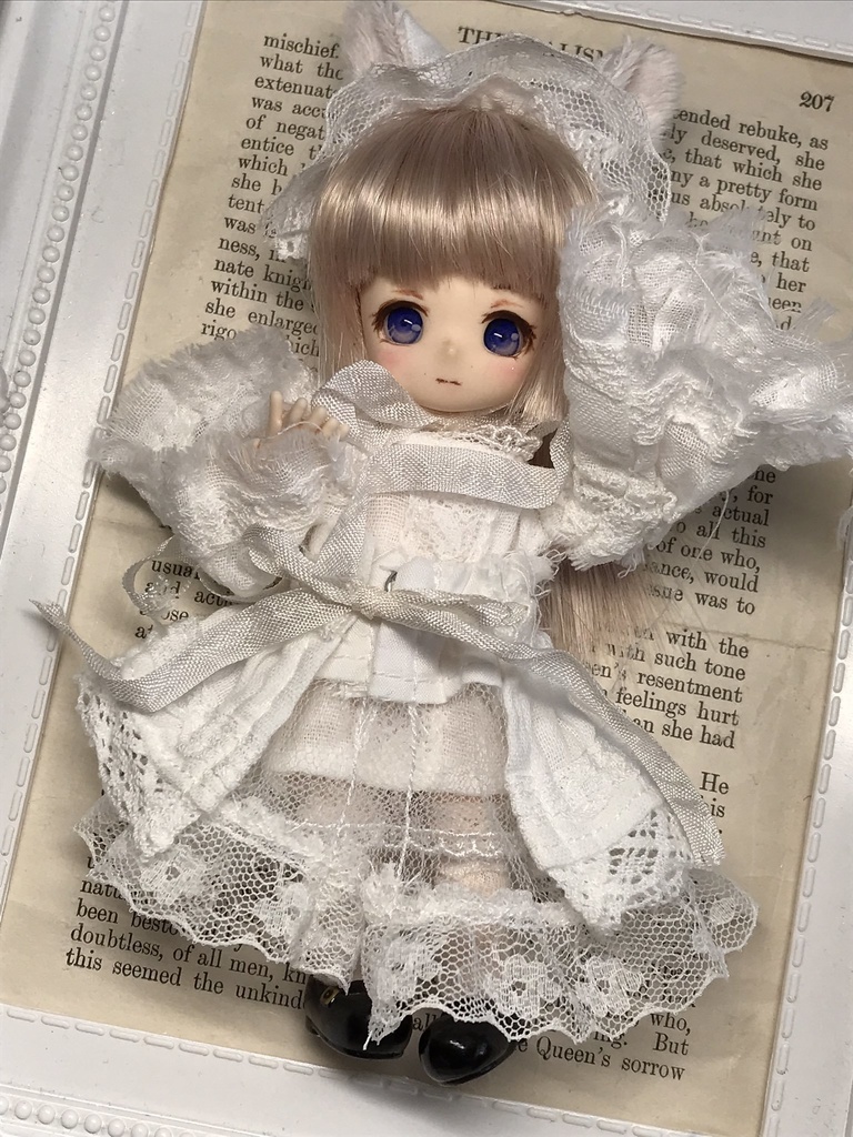 ガーゼにゃんこドレス