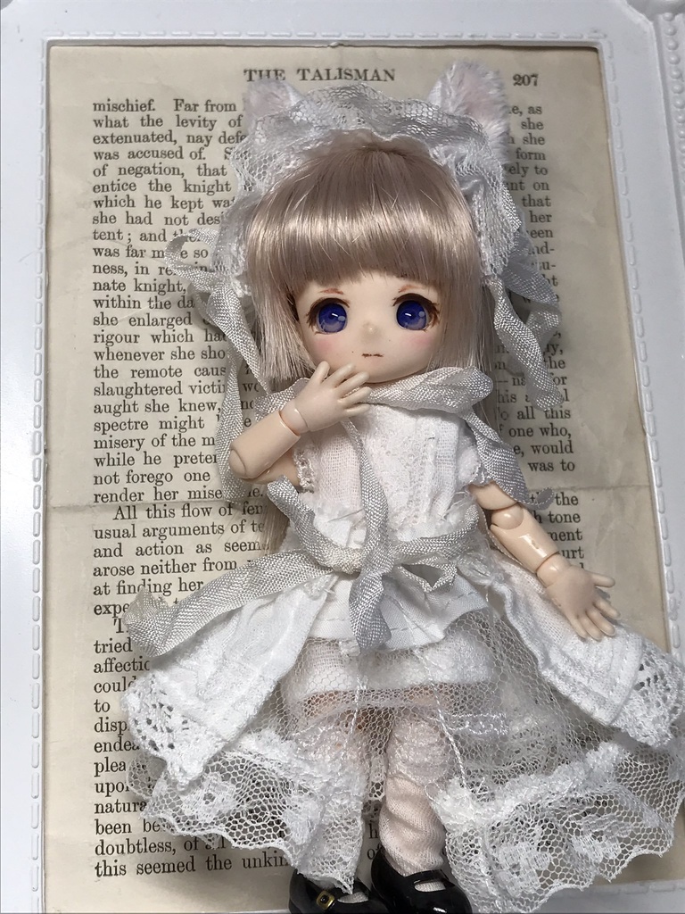 ガーゼにゃんこドレス