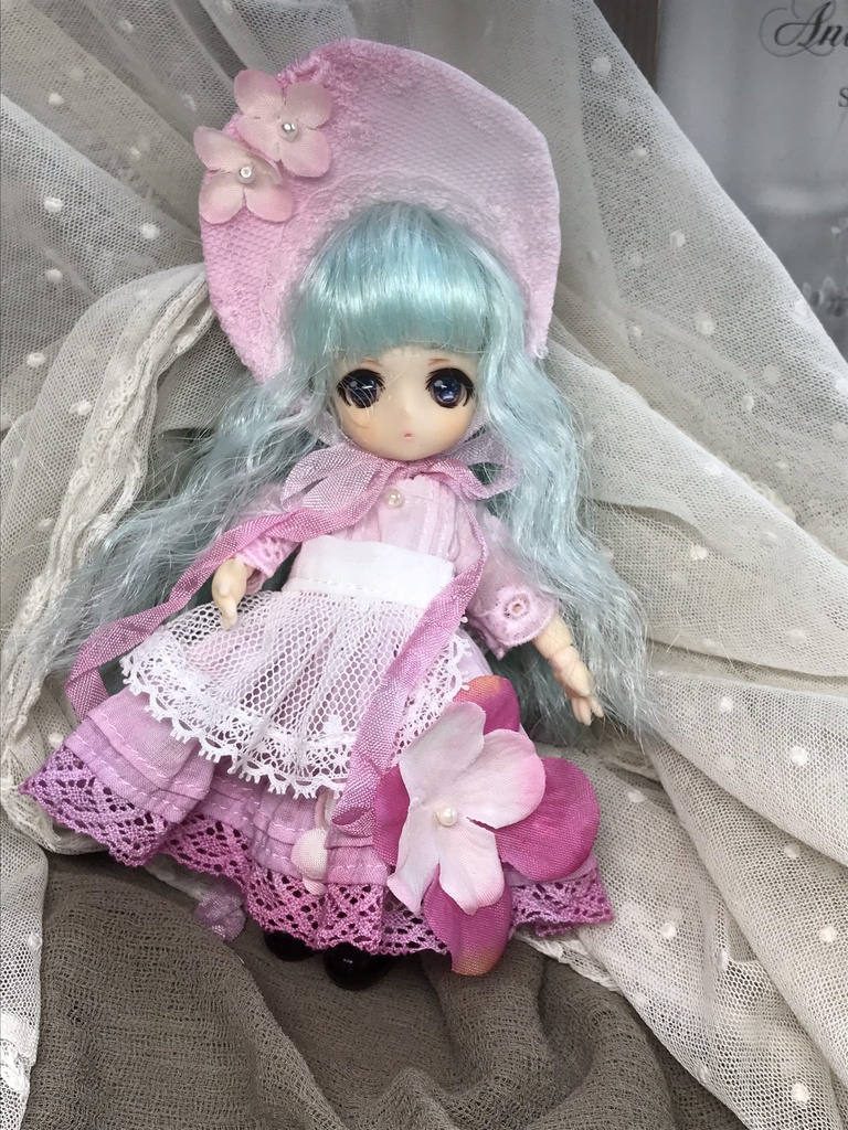 手染め紫陽花ドレス