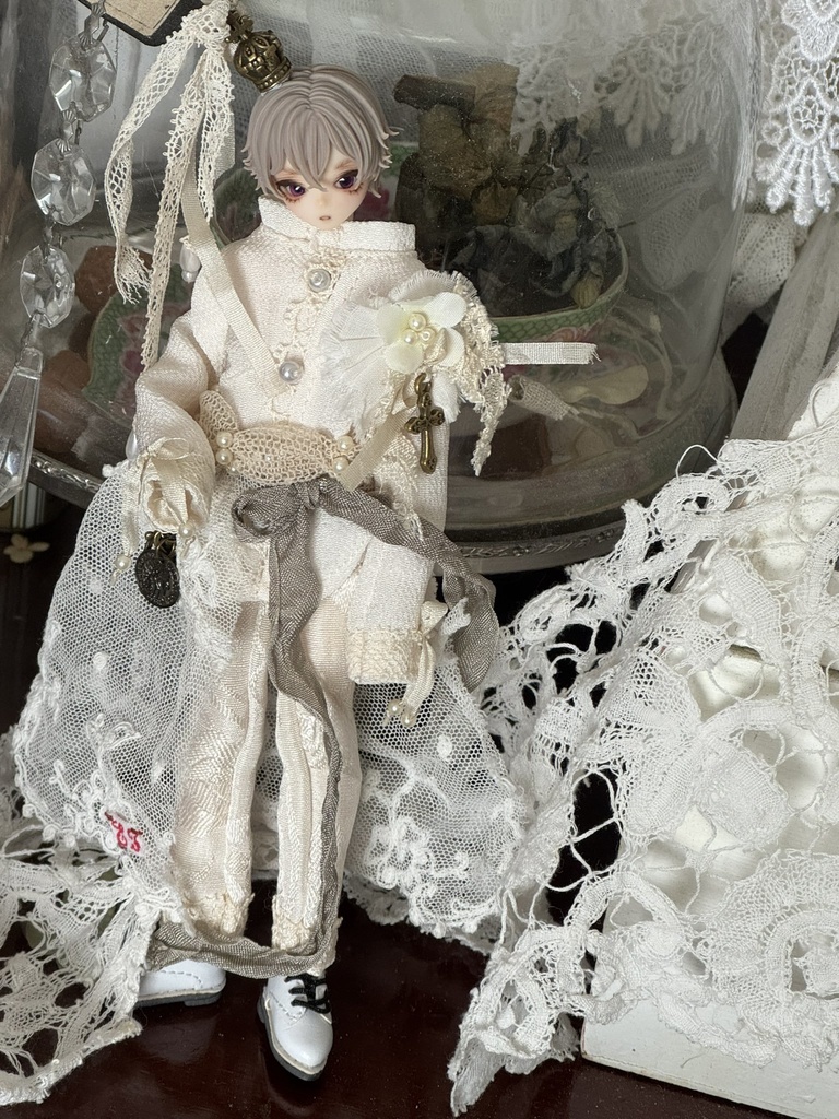 antique lace dress【シチリアの追憶用】01