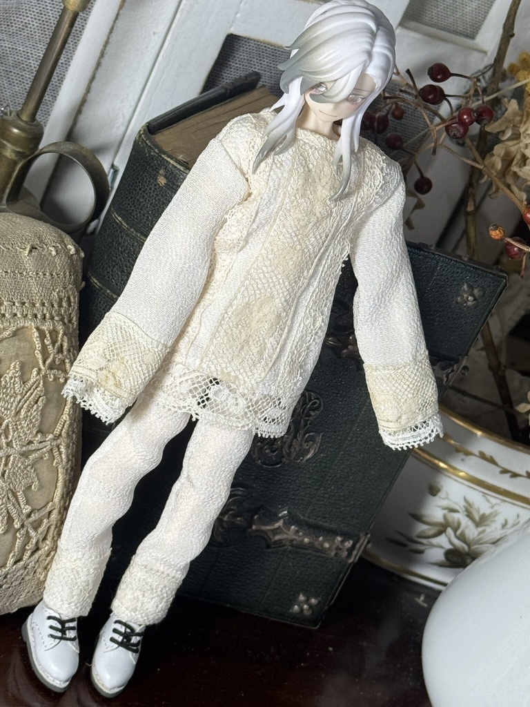 antique lace dress【シチリアの追憶用】Aset