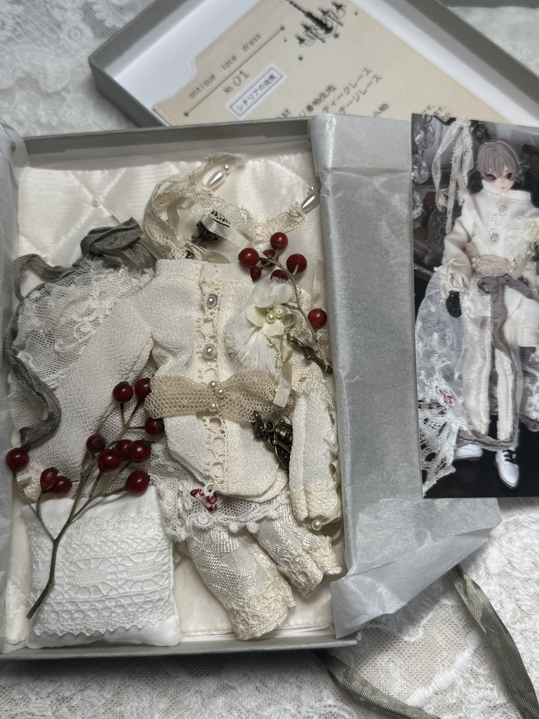 antique lace dress【シチリアの追憶用】01