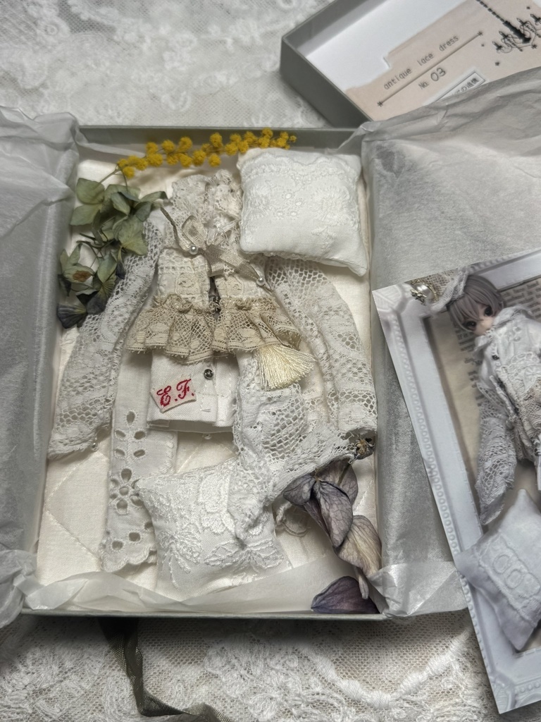 antique lace dress【シチリアの追憶用】02