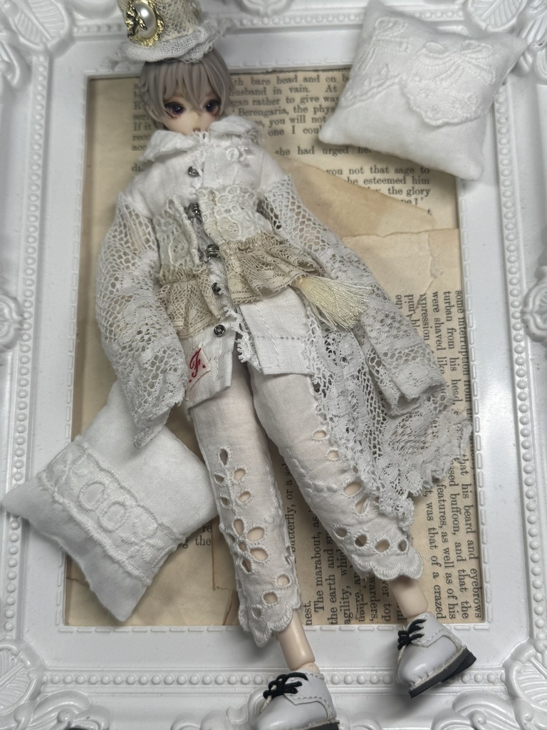 antique lace dress【シチリアの追憶用】02