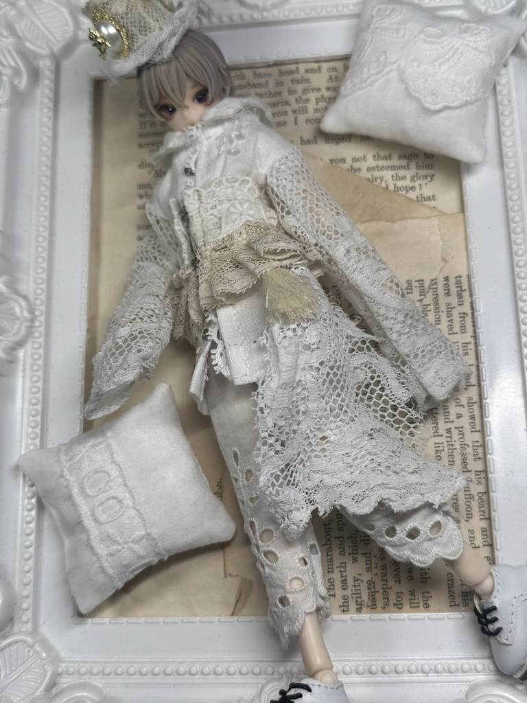 antique lace dress【シチリアの追憶用】02